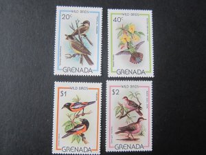 Grenada 1980 Sc 985-988 Bird set MNH