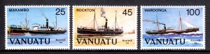 Vanuatu - Scott #377-379 - MNH - SCV $5.50