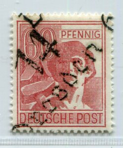 GERMANY SOVIET ZONE HOP BEZIRKSHANDSTEMPEL BEZIRK 14 RARE 60pf 179 II a MNH 152