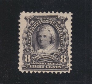 US 306 8c Martha Washington Mint F-VF OG H SCV $45