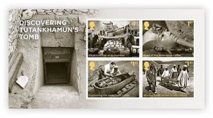 Royal Mail 2022 - Tutankhamun Tomb - Sheet of 4 Stamps - MNH