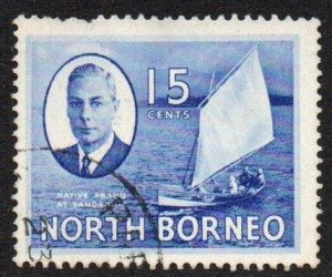 North Borneo Sc #251 Used