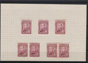 COLOMBIA 1917 PORTRAIT 5c  STAMPS STUDY   REF 5355