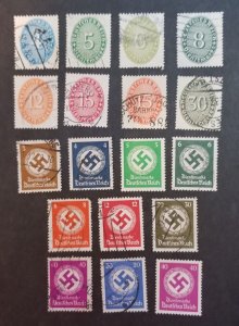 GERMANY Official Used Stamp Lot Collection T5682