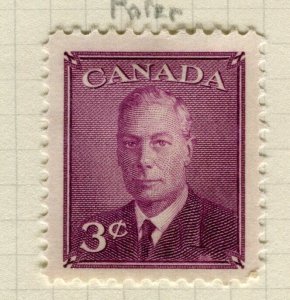 CANADA; 1950 early GVI issue Mint hinged 3c. value