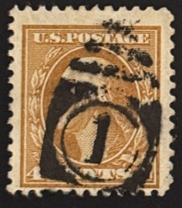 US Stamps #503 horiz. pair used