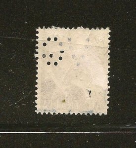 Australia SC#232 VG Perfin Used