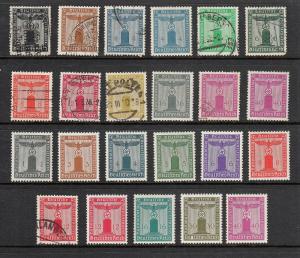 GERMANY  WWII Franchise Stamps