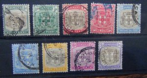 Jamaica 1905  - 1911 set to 5s Used