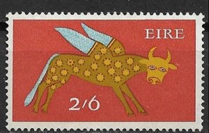 1968 Ireland 263 2sh6p Winged Ox from Lichfield Gospel Book MH