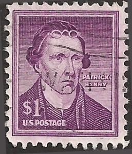 # 1052a USED DRY PRINT PATRICK HENRY