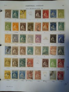 collection on pages Portugal 1900-24 CV $310