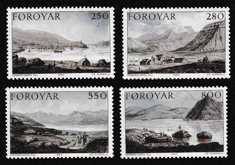 Faroe Is. Stanley's Expedition to the Faroes 1789 SG#109-112 SC#121-124