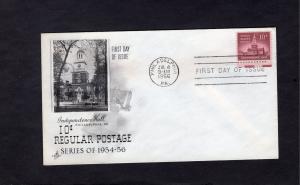 1044 Independence Hall, FDC, ArtCraft
