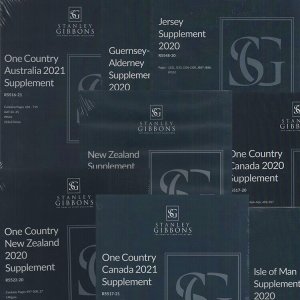 Stanley Gibbons One Country stamp album supplements 2019-21 Choice of Countries