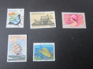 Australia 1983 Sc 875,89,93,94,912 FU