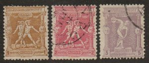 Greece 117-119 Used