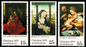 AUSTRALIEN AUSTRALIA [1978] MiNr 0660-2 ( O/used ) Weihnachten