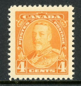 Canada 1935 KGV 4¢ Yellow Bar Issue Scott # 220 MNH V659