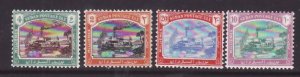 Sudan-Sc#J12-15- id9-Unused NH postage due set-Steamboats-Ships-1948-rainbow eff