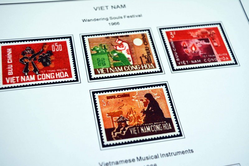 South Vietnam Stamp Album Complete 