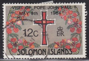 Solomon Islands 519 Flowers Around The Cross O/P 1984