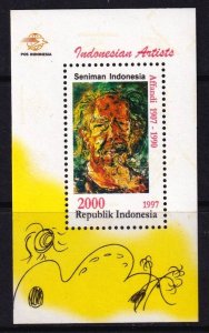 Indonesia 1997 Affandi - Artists Mint MNH Miniature Sheet SC 1705a