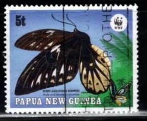 Papua New Guinea - #697 Butterfly - Used