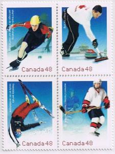 Canada Mint VF-NH #1939a Olympic Winter Games block/4