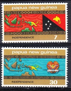 Papua New Guinea 423-4 mnh set