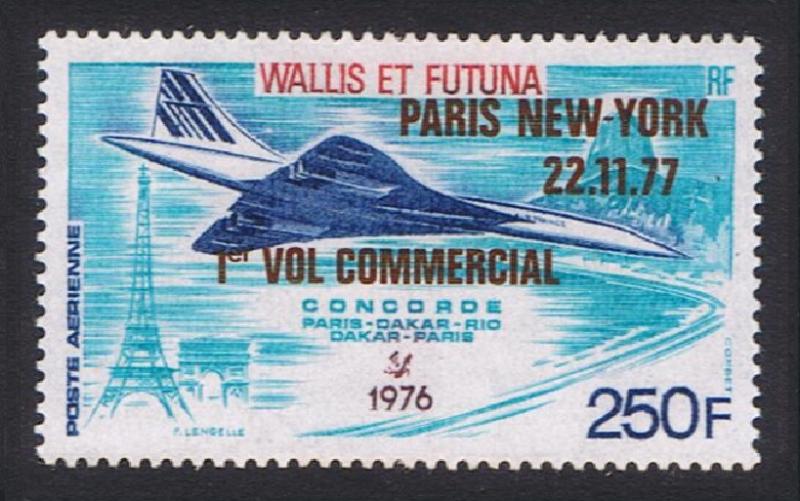 Wallis and Futuna Concorde Flight to New York 1v Airmail SG#270