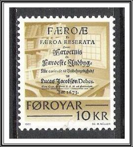 Faroe Islands #69 Historic Writings ♦ MNH