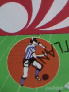 ​SCOTLAND-STAFFA STAMP-1974-WORLD CUP SOCCER-MUNICH'74-CTO FULL-SHEET VF