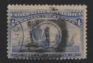 United States USED Scott Number 233   F-VF  #W11  -  BARNEYS