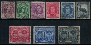 Australia #191-9  CV $4.85