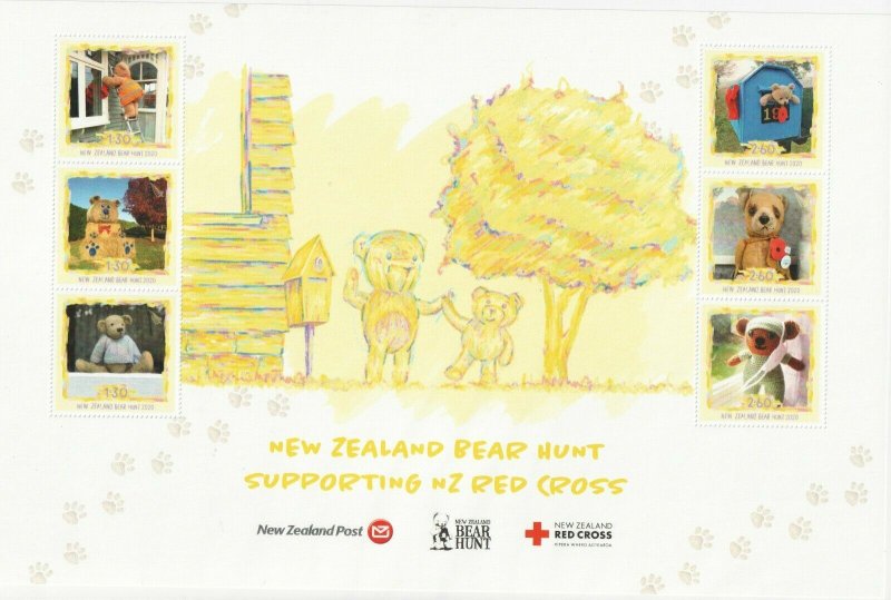 2020 NEW ZEALAND  SG: MS N/A - BEAR HUNT - RED CROSS - UNMOUNTED MINT