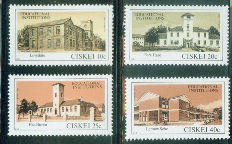 South African enclave of CISKEI Education set Scott 59-62