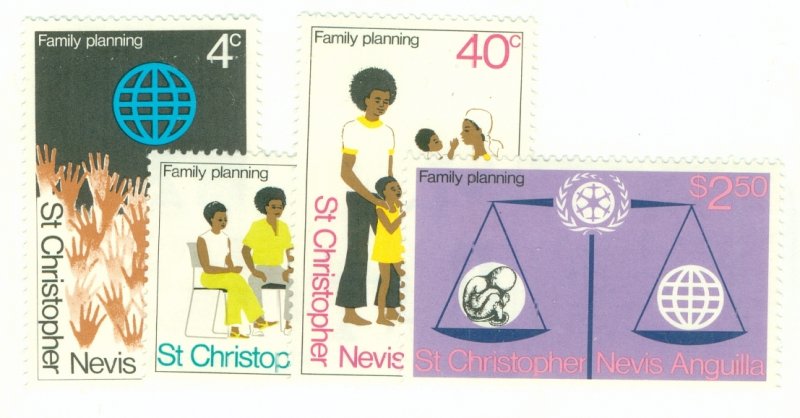 ST CHRISTOPHER,NEVIS _ ANGUILLA 286.9 MNH BIN$ 1.05