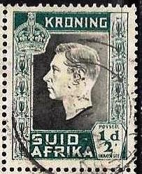 SOUTH AFRICA #74 - USED BLOCK OF 4 - 1937 - SOAF057DTS16