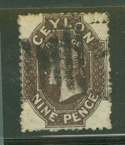 Ceylon #55A Used Single (Queen)
