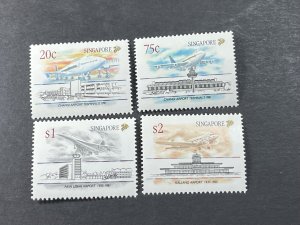 SINGAPORE # 598-601--MINT NEVER/HINGED----COMPLETE SET-----1991