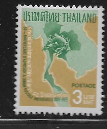 THAILAND  439  MNH MAP OF THAILAND 1965