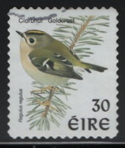 Ireland 1998-99 used Sc 1115C 30p Goldcrest Perf 11 x 11.25 - Birds