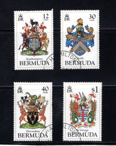 BERMUDA #457-460  VF, Used, Complete Set, CV $7.55 ...   0650304