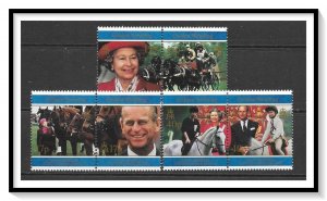 South Georgia #213a-217a Royal Wedding Anniversary Set MNH