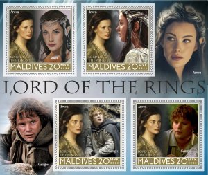 Stamps. Cinema. The Lord of the Rings 2022 year 1+1 sheets perforated MNH**