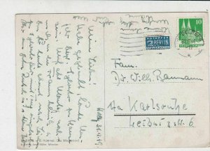 Germany 1949 Heidelberg Cancel Obligatory Tax Aid for Berlin Stamps Card Rf28122