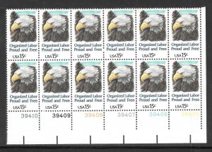 #1831 MNH Plate Block of 12