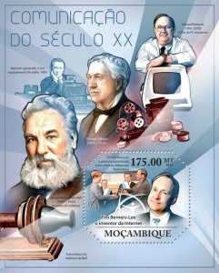 Mozambique 2011 MNH - Communication of XX Century. Mi 4720/Bl.476, Scott 2330