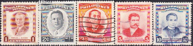 Phillipines #588-601  Used Set